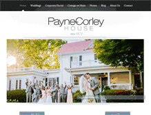 Tablet Screenshot of paynecorleyhouse.com